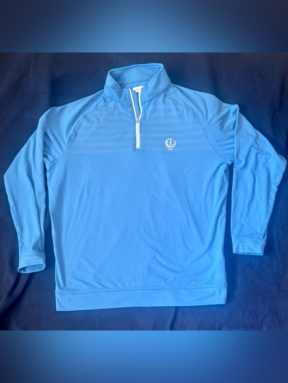 Peter Millar Quarter-Zip Pullover Tulsa Country Club Size M